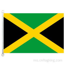 Bendera kebangsaan Jamaica 90 * 150cm 100% polyster